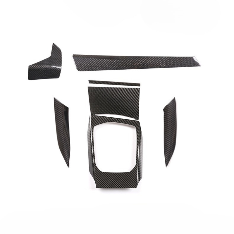 [LHD Only] Real Dry Carbon Fiber Dashboard & Center Console Cover Set Fits 2020-2024 BMW 3 Series G20